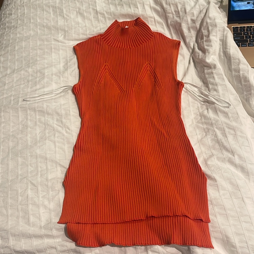 Orange Long Top Designer